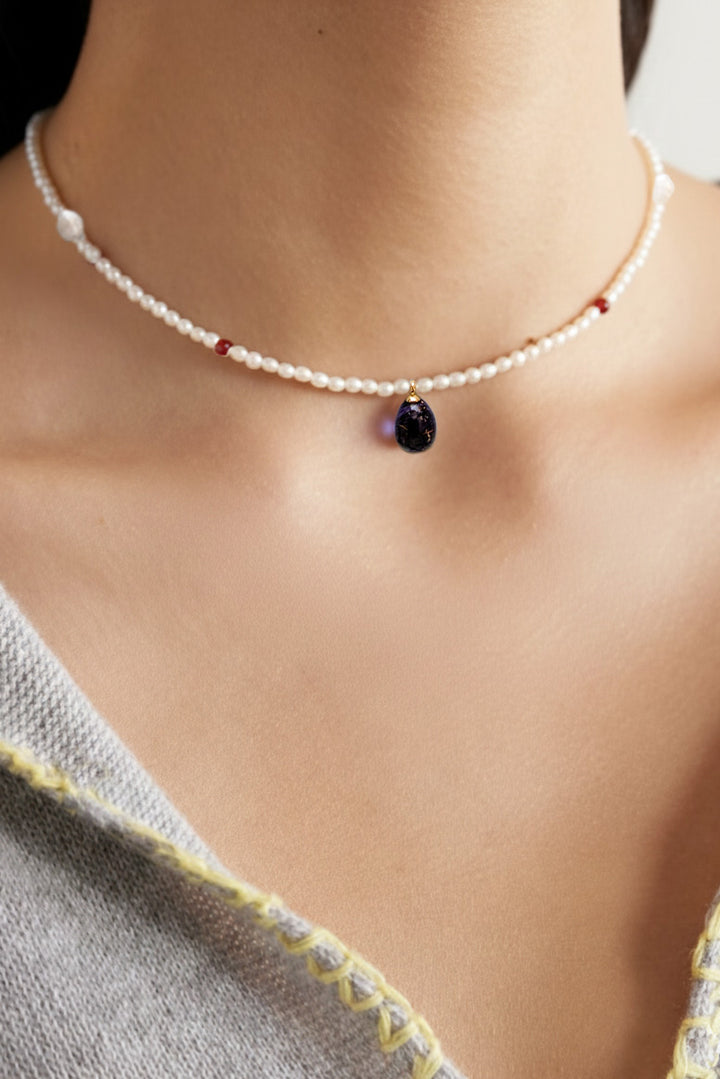 MIDNIGHT MINI NECKLACE