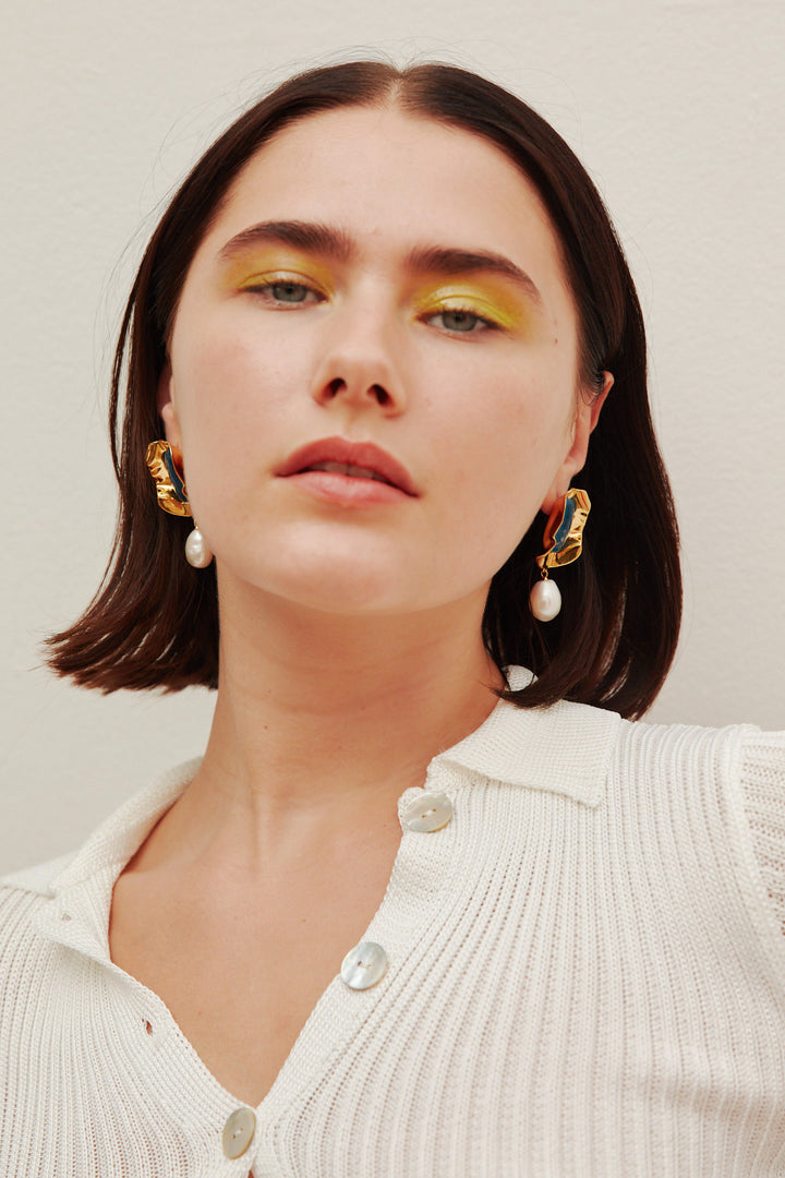 SABRA PEARL EARRINGS